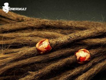 Herbstgestöber dreadlockperlen, dreadschmuck, dreadperle, dreadschmuck, gypsy, goa, goaschmuck, dreadkult, dreadfarm, hippie, hippieschmuck, goa, goaschmuck